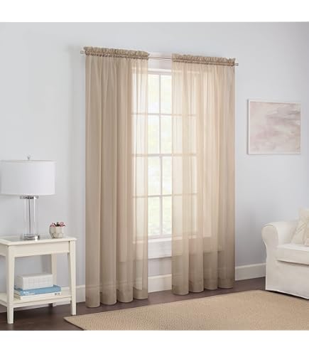 Waverly Serendipity Pinch Pleat Curtain Panel - Light Filtering Rod Pocket 50x63 Inch