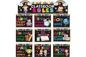 CHIAZLLTA Classroom Decorations Bulletin Board Poster Banner Set Classroom Party Supplies for Kindergarten Pre-School Primary High School