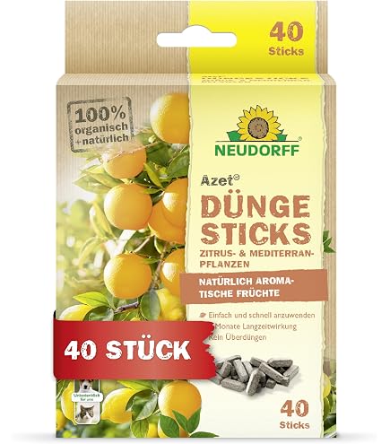 Neudorff Azet Zitrusdnger und mediterraner PflanzenDnger 1L flssig -  100% natrlicher Zitronenbaum Dnger mit Extra Eisen fr aromatische  Zitronen, Orangen und Oliven : Amazon.de: Garten