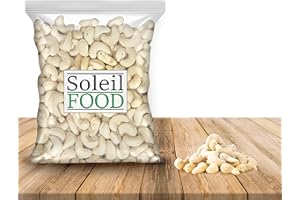 SoleilFOOD Cashewkerne 1kg Cashew roh Nüsse Cashews Cashewnüsse gesund Proteinreich vegan Cashew