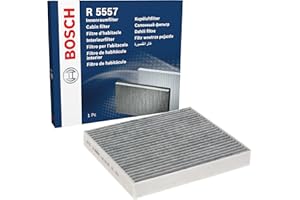 Bosch Filtro Abitacolo ai Carboni Attivi R5557, Filtro di Ricambio - Contro cattivi odori, polline e polvere per un'aria più pulita all'interno del veicolo