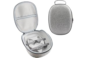 Baomaeyea Hard Case for Meta Quest 3, tragbare Schutzhülle für Meta Quest 3 Gaming Headset und Touch Control Zubehör, geschützt vor versehentlichen Stößen, Stürzen und Kratzern (Grau)