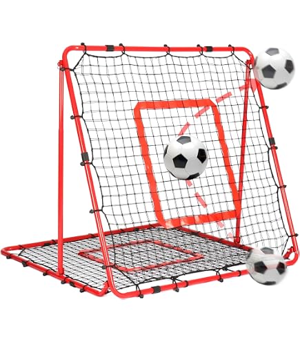 Lot De 4 Cibles De Football – 15 Cm, Avec Sangles Réglables 60 Cm, Pour Tir, Précision Et Agilité