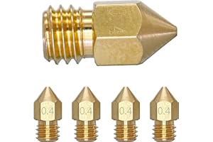 10x 0,6mm Düsen für Creality Ender 3, Ender 5, Cr10 usw. MK8 3D Drucker Nozzle