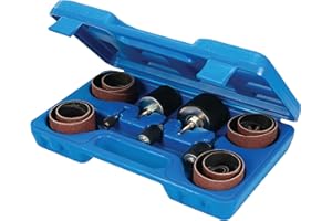 Silverline - Accessoires de ponçage au tambour, coffret 25 pcs Grain 80 (726040)