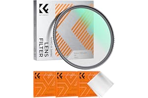 K&F Concept Nano-K seria Black-Mist 1/8 filtr 82 mm Black Promist 1/8 ze szkła optycznego z 18-krotną nanopowłoką, filtr Black Diffusion 1/8 do nagrywania wideo/fotografii portretowej