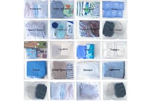 ASVP SHOP 21 bolsas organizadoras de maternidad para hospital de bebé, esenciales, baby shower, futura mamá, etiquetas para bolsas de parto y parto