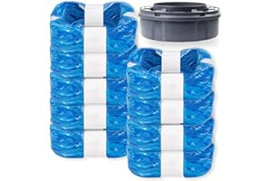 IVHOMESHOP 8m Paquete de 9 Gran capacidad Recambios Papelera compatible con el contenedor pañales La recarga solo es adecuada para el contenedor de pañales Tommee Tippee Sangene Tec Simplee Sangene Twist & Click