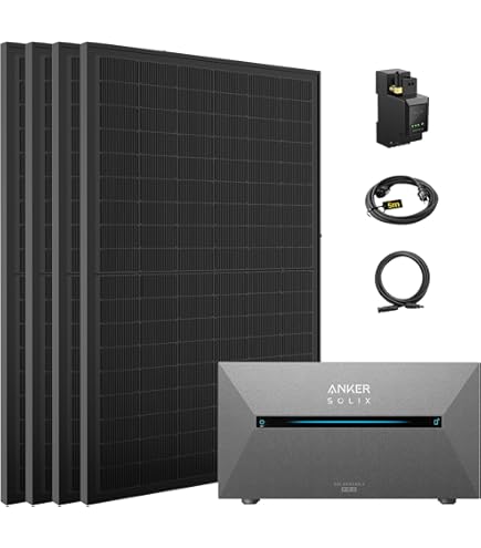 XORO Balkonkraftwerk 1720W Mit Speicher - 4x430W Panel, 2016Wh, Inkl. Halterung