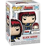 Funko Pop! Marvel: A60- Comic Black Widow with Enamel Pin - Marvel Comics - Cómics Marvel - Exclusiva Amazon - Figura de Vini