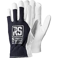 COMFO TEC 12 Paar, Montagehandschuhe aus Ziegenleder, Leder Handschuhe Arbeitshandschuhe, Lederhandschuhe mit…