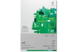 Winsor & Newton Olio Blocco 230G - A4-10 Fogli