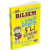 Zeki &Ccedil;ocuk Bilsem 1. Sınıf Tamamı &Ccedil;&ouml;z&uuml;ml&uuml; 5` li Deneme Seti