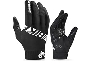 INBIKE Guantes MTB Dedos Largos para Hombre con La Funcionalidad De Pantalla Táctil, Guantes De Ciclismo Bicicleta Montaña Ciclista Bici Btt para Entretiempo