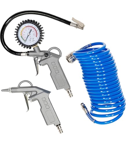 Compresor De Aire MECAFER 425513 De 6 Litros | 230V, Enchufe EU, Color Gris | Perfecto Para Tareas De Bricolaje, Inflado Y Limpieza