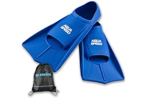 Aqua Speed High Tech Aletas Cortas para Adultos y niños + Mochila ULTRAPOWER #Swim Bag | Natación | Unisex