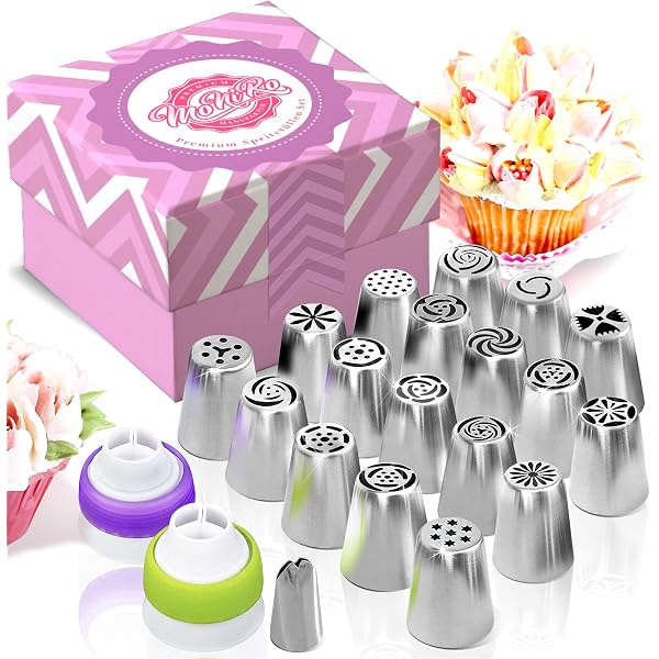 Kootek 90-teiliges Spritztüllen-Set – Mit Russischen Spitzen, Spritzbeuteln & Zubehör Für Kuchen, Cupcakes & Mehr