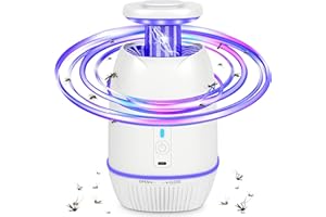 Lukasa Insektenvernichter Elektrisch, Mückenlampe mit UV-Licht Fliegenfalle Elektrisch für Innen und Haus, Leichte Elektrischer Insektenvernichter Insektenlampe