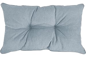 POKAR Garden Cushions Patio Chair Rattan Outdoor Furniture Cushion Bench Sofa Pallet Pillow 50x40x10 cm, Blue