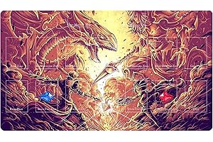 WSRXDMSN ygo spielmatte playmat Gummimatte Duell Matte Gaming Wettbewerb Pad Matte Karte Binder Deck 23.6x13.7in