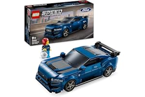 LEGO Speed Champions Auto Sportiva Ford Mustang Dark Horse, Macchina Giocattolo da Costruire per Bambini e Bambine da 9 Anni in su, Modellino di Veicolo da Corsa con Minifigure, Idea Regalo 76920