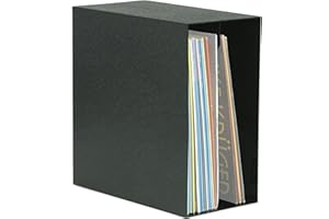 Knosti 1 2024 31 Archifix - Contenitore per 50 dischi in vinile, colore nero