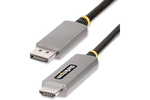 StarTech.com Cable Adaptador de 2m DisplayPort a HDMI - 8K 60Hz - 4K 144Hz - HDR10 - Conversor de Vídeo Activo DP 1.4 a HDMI 2.1 - Convertidor DisplayPort a HDMI (133DISPLAYPORTHDMI21)
