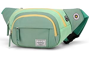 Wind Took Riñonera Mujer Bolso Cintura Mujer Riñoneras Moda Impermeable Ajustable Grande para al Aire Libre Deportiva Viaje