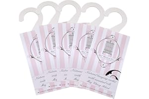 TOTAL WARDROBE CARE VALETING & STORAGE Total Wardrobe Care 5x Natural Hanging Wardrobe Fresheners Sachets With Essential Oil Blend Of May Chang, Lavender, Cedar Wood, Rosemary And More. Moth Repellent And Wardrobe Air Freshener For Storage