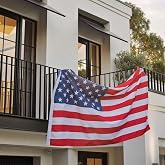 ASYA BAYRAK Amerikan Bayrağı 3x5 ft | G&uuml;&ccedil;lendirilmiş dikiş ve &uuml;st&uuml;n dalga; UV ve solmaya dayanıklı; dış mekan bayrak direği, 