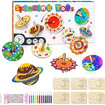 34 Pièces Kit Bricolage Enfant Dinosaures 3D - Activités Manuelles Bois Avec Peinture Et Autocollants