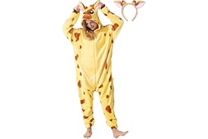 corimori Flauschige Erwachsenen Tier-Kostüme mit Reißverschluss und Haarband (150-190cm Körpergröße)