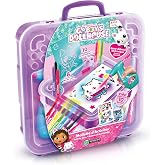 Canal Toys - Gabby's Dollhouse - Activity Case with Electronic Spray, Markers, Stickers, Templates and Sheets for Making Post