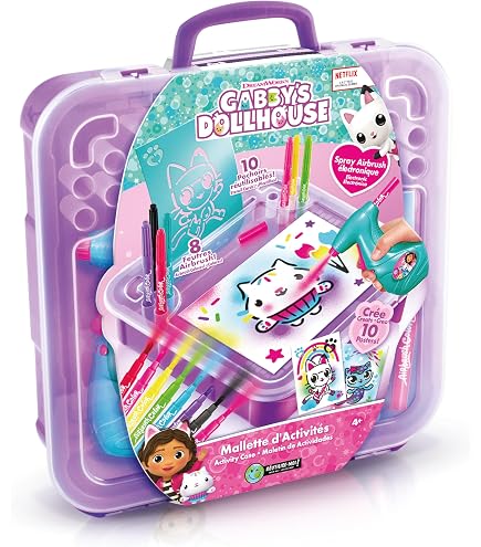 Gabby's Dollhouse Peinture à l'eau - Colorier et créer - Pages de coloriage réutilisables (GD24354