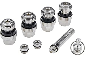 ‎C CARBONADO C CARBONADO Ventile Versteckt Unsichtbar Silber Chrom 11,3mm Alufelge Vernickelt Alu Felge