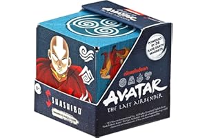 SHASHIBO Avatar The Last Airbender Shape Shifting Box - Award-Winning, Patented Magnetic Puzzle Cube w/ 36 Rare Earth Magnets - Fidget Transforms Into Over 70 Shapes (Avatar - Air)