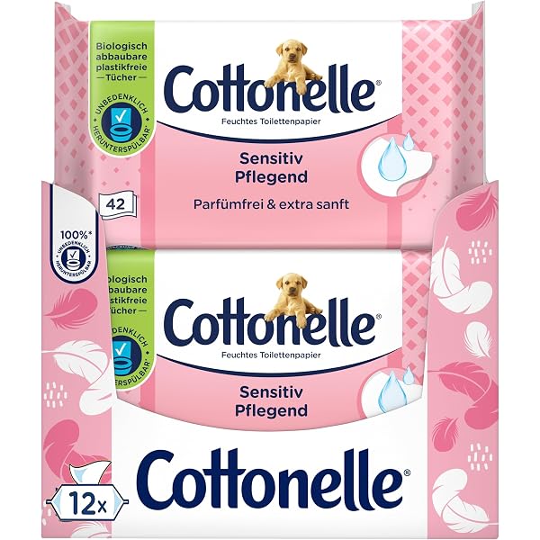Hipp Baby Feuchtes Toilettenpapier – 50 Tücher, Biologisch Abbaubar, Parfümfrei