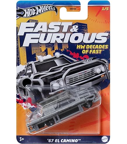 ミニカー Hot Wheels '68 Dodge Charger 1:18 Hot Wheels FAST AND FURIOUS Die Cast Model Car '68 DODGE CHARGER