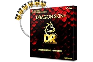DR STRINGS DR DEQ-10 - Struny do gitary elektrycznej DRAGON SKIN+™ 10-46 - struny do gitary elektrycznej