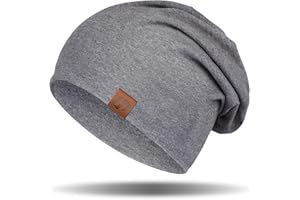 GXCROR Czapka bawełniana miękka i przyjazna dla skóry unisex czapka beanie czapki męskie luźne czapki beanie dla kobiet