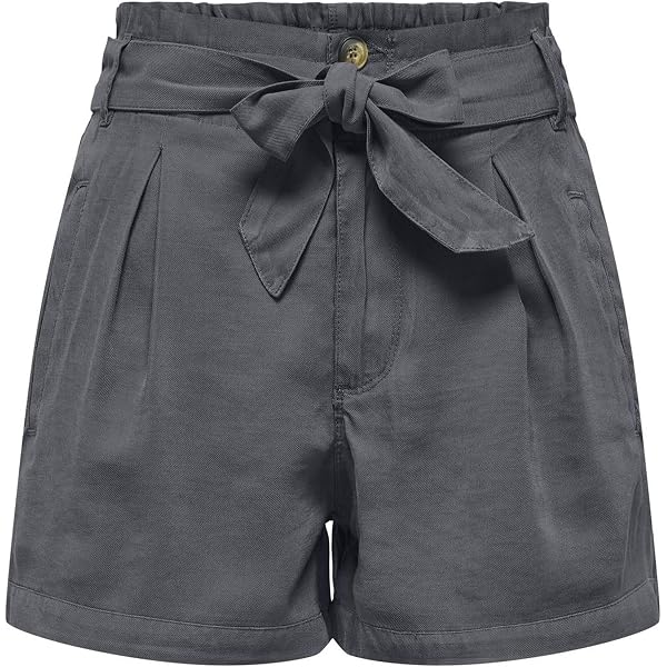 ONLY Damen High Waist Shorts Mit Gürtel – ONLAris Life, Normale Passform