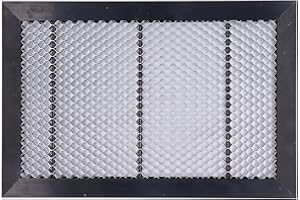 FISHAWK Laser Honeycomb Working Table, Honeycomb Grid Core Working Table Plate Panel, Honeycomb Board Platform Laser Bed for Laser Engraver Cutting Machine(320x220x22mm)