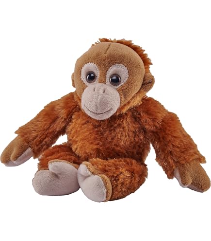 Peluche Mono Djungelskog Punch Importado Antialérgico 66 Cm Marrón