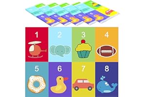 Youngever Lot de 80 Sets de Table Jetables Autocollants Enfants, Disposable Placemats