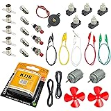 InputMakers Kit elettrico scolastico avanzato - circuiti elettrici, kit circuito elettrico scuola, kit elettronica, kit scuol