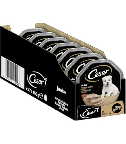 PEDIGREE Junior Nassfutter Mix 4 Geschmacksrichtungen In Gelee  40x100g  Fr Welpen Hunde Nassfutter 400 G