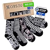 Xobs.eu Bunte Socken 5er Set | Lustige Socken | Lustige Geschenke für Männer & Frauen | Coole Socken - ideal für Adventskalen