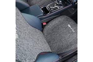 FDAIUN Housse de siège avant et arrière de voiture pour BYD Atto 3 Yuan Plus 2021-2024, en soie glacée, antidérapante, respirante, Bleu marine