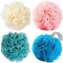 FARMOGA Luffa-Schwamm – Weicher Duschschwamm Mit Netz, Für Peeling