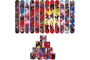 MIZT 24 braccialetti per feste per bambini, bomboniere, braccialetti per bambini, ragazzi e ragazze, bomboniere di compleanno e Natale, multicolore